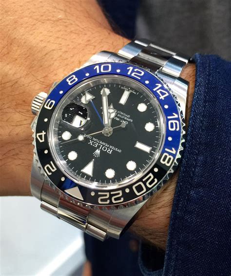 rolex gmt master ii batman 2018